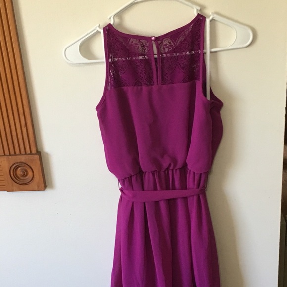 🍁FINAL SALE🍁 Girls Size 14 Purple Dress - Picture 2 of 8